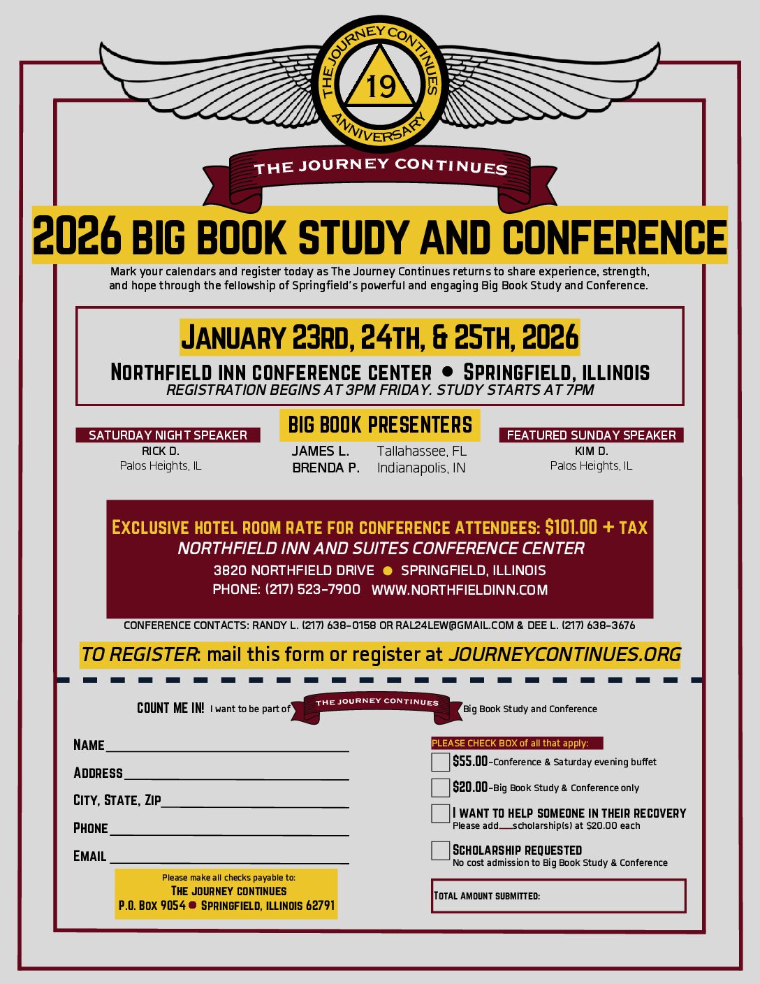 2026 Big Book Study and Conference