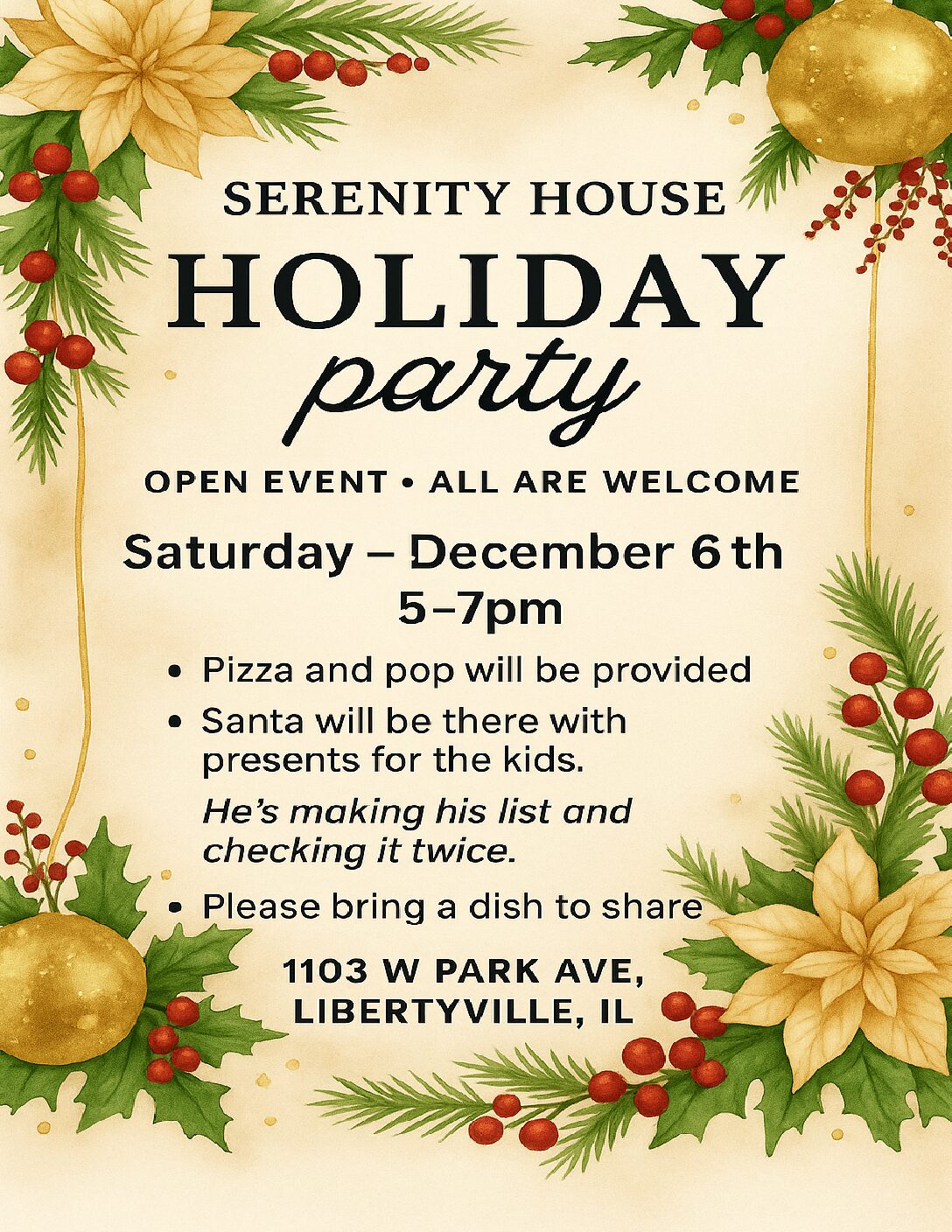 Serenity House Holiday Party